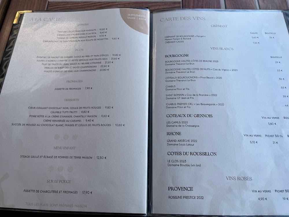 La Brise du port - Menu Image 3